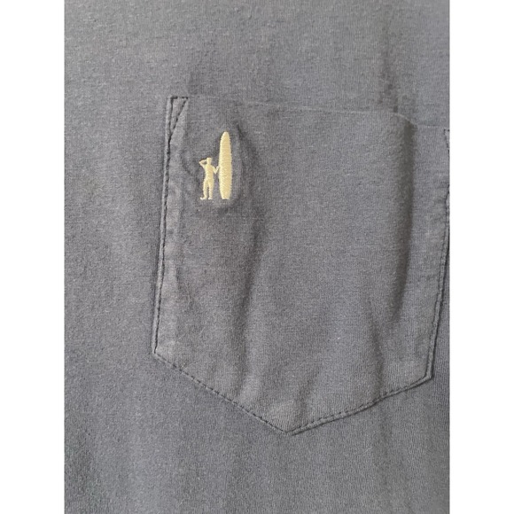 Johnnie O Walk On T Shirt Blue Short Sleeve Crew Mens Size Medium M - Picture 5 of 8